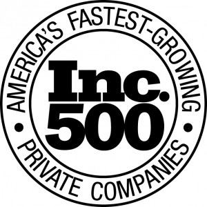 Recognition for being in the top 500 fastest growing companies