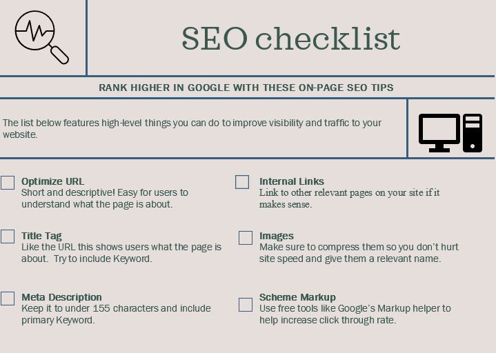 SEO Checklist